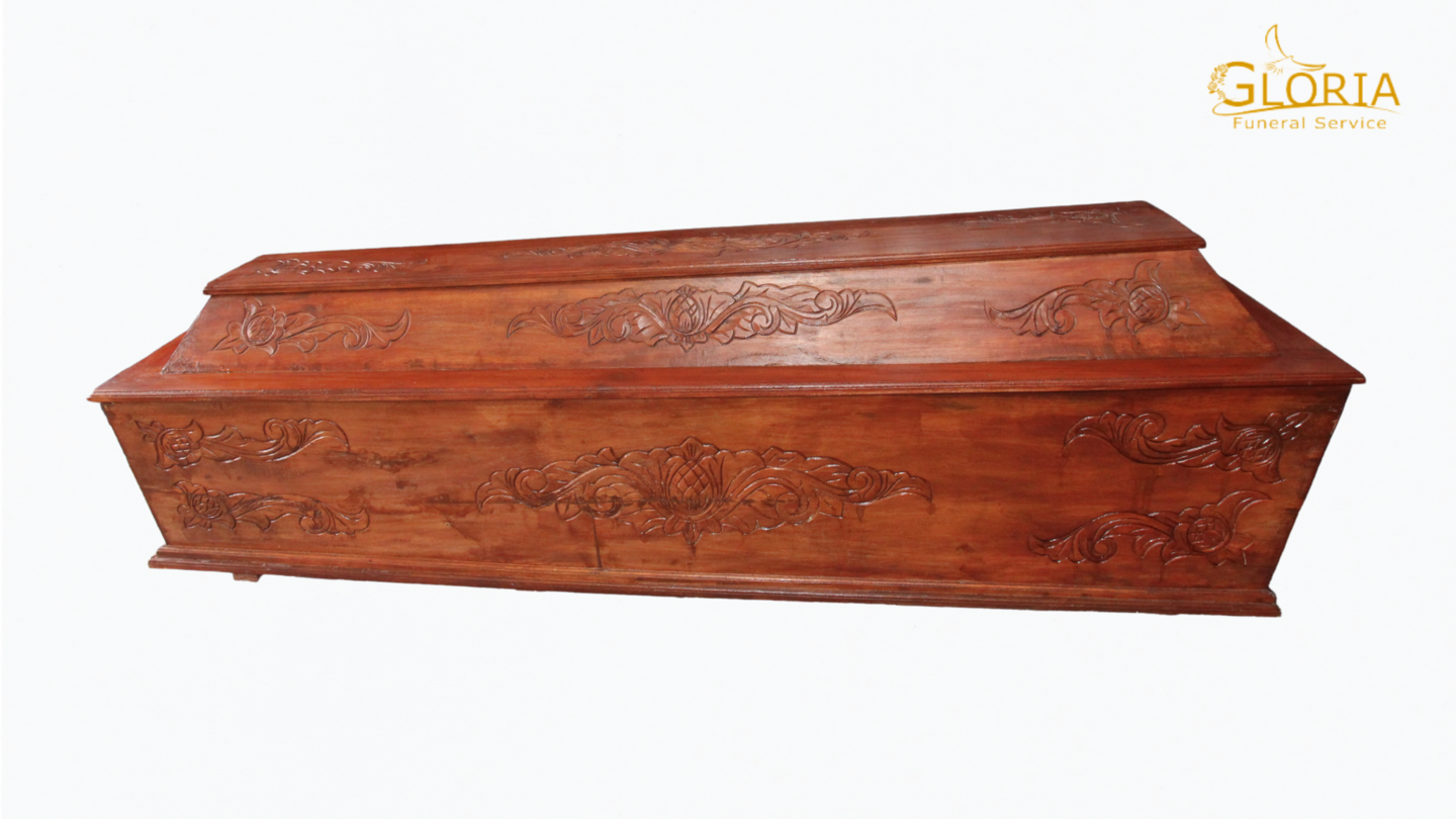 Peti Plitur Motif Bunga